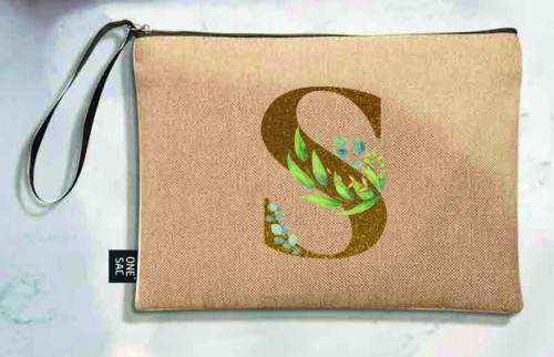 Sac à main Lettre F (Modèles variés) (25 × 18 × 1 cm)
